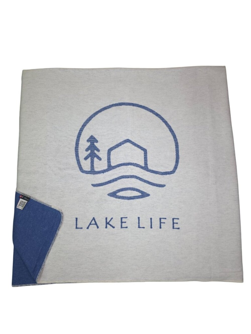 David Fussenegger World Traveler Lake Life Blanket 80x60" Cotton Blend Austria